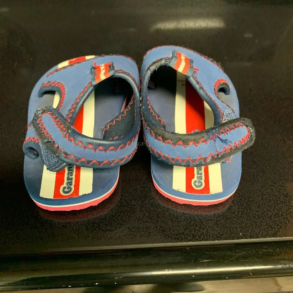 Garanimals red, white & blue sandals size 5